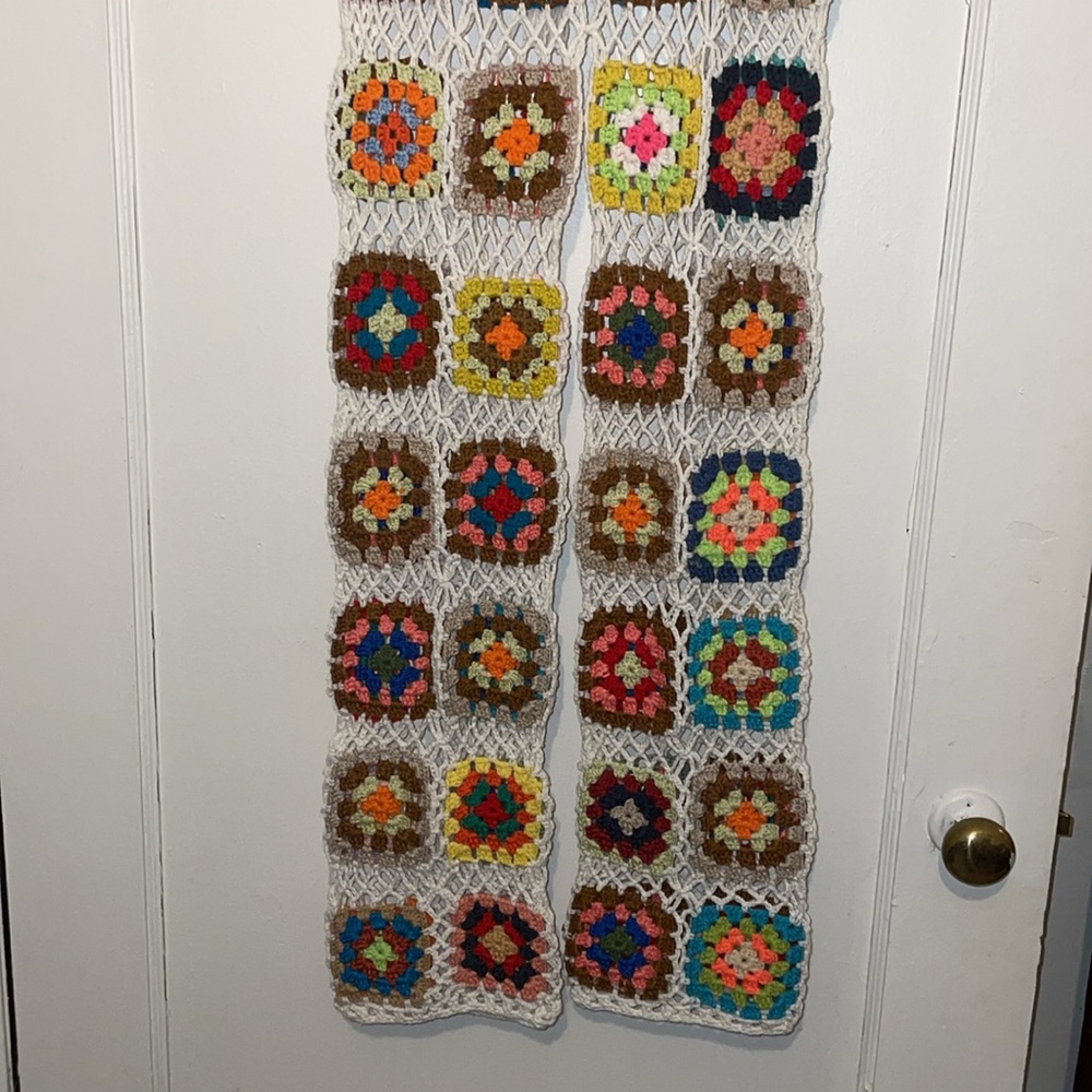 Handmade Granny Square Crochet Boho Hippie pants - Picture 9 of 12
